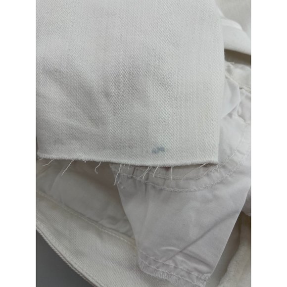 Just black Cora crop raw chewed hem jeans 25 white distressed - Picture 11 of 12